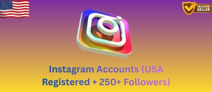 Instagram Accounts (USA Registered + 250+ Followers) Slide 1