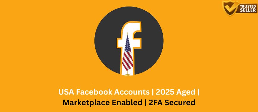 USA Facebook Accounts | 2025 Aged | Marketplace Enabled | 2FA Secured Slide 1