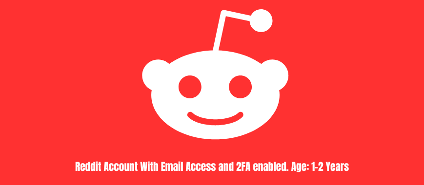 Reddit Accounts - Verified Email - 2FA Enabled. Age: 1-2 Years