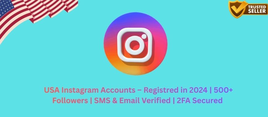 USA Instagram Accounts – Registred in 2024 | 500+ Followers | SMS & Email Verified | 2FA Secured Slide 1