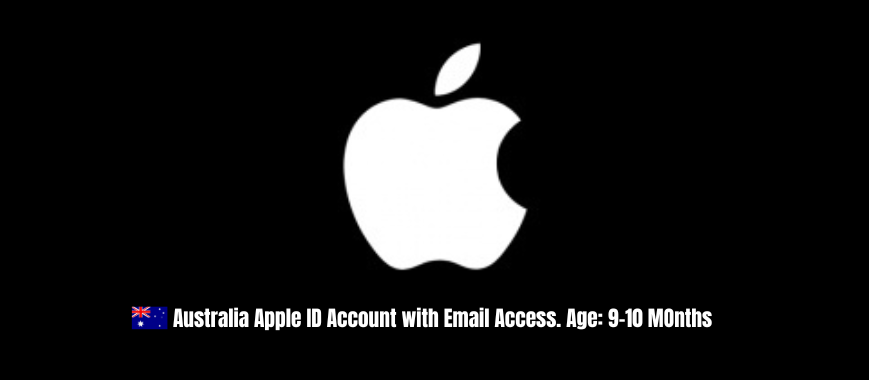 Australia Apple ID Account with Email Access. Age: 9-10 Months