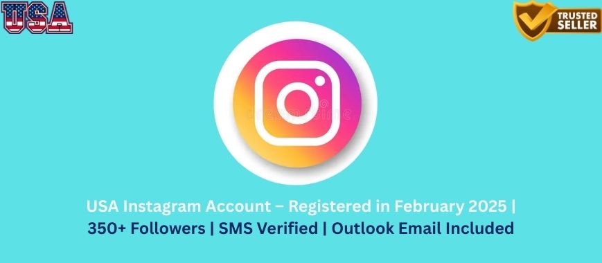 USA Instagram Account – Registered in February 2025 | 350+ Followers | SMS Verified | Outlook Email Included