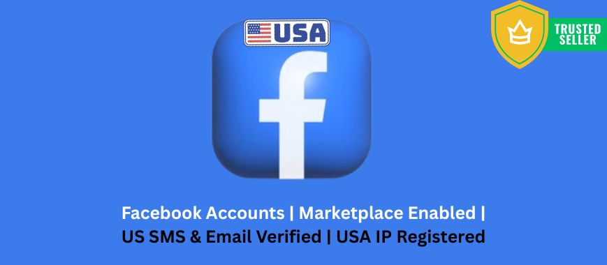 Facebook Accounts | Marketplace Enabled | US SMS & Email Verified | USA IP Registered Slide 1