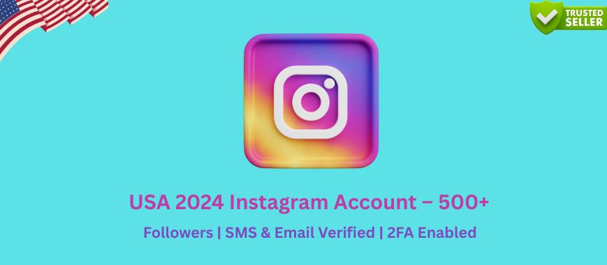 USA 2024 Instagram Account – 500+ Followers | SMS & Email Verified | 2FA Enabled Slide 1
