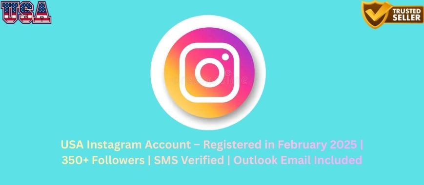 USA Instagram Account – Registered in February 2025 | 350+ Followers | SMS Verified | Outlook Email Included Slide 1