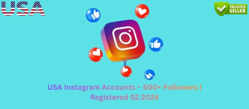 USA Instagram Accounts – 500+ Followers | Registered 02.2024
