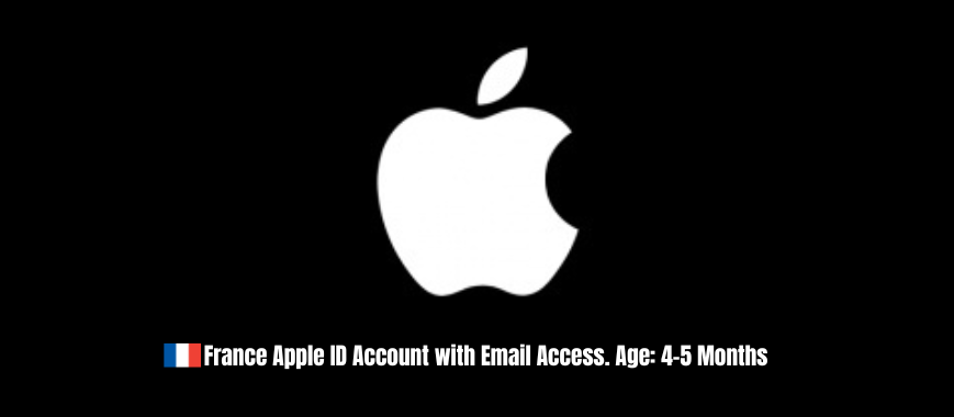 France Apple ID Account with Email Access. Age: 4-5 Months Slide 1