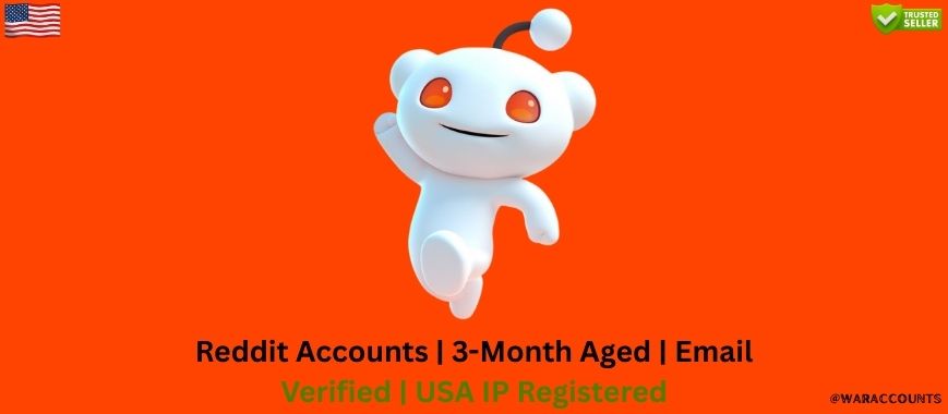 Reddit Accounts | 3-Month Aged | Email Verified | USA IP Registered
