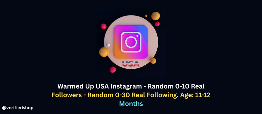Warmed Up USA Instagram - Random 0-10 Real Followers - Random 0-30 Real Following. Age: 11-12 Months