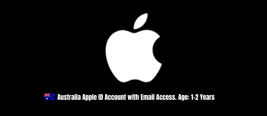 Australia Apple ID Account with Email Access. Age: 1-2 Years