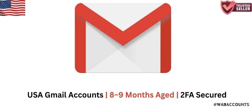 USA Gmail Accounts | 8–9 Months Aged | 2FA Secured