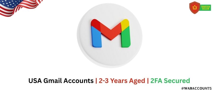 USA Gmail Accounts | 2-3 Years Aged | 2FA Secured